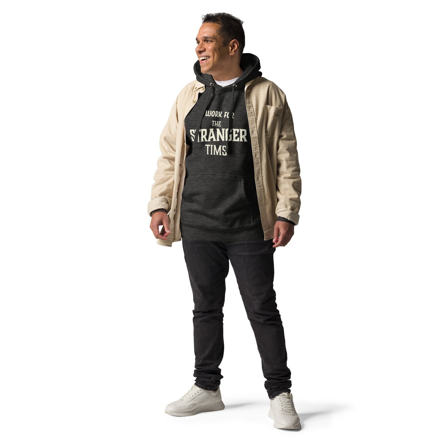 I work for The Stranger Times Hoodie (Unisex)